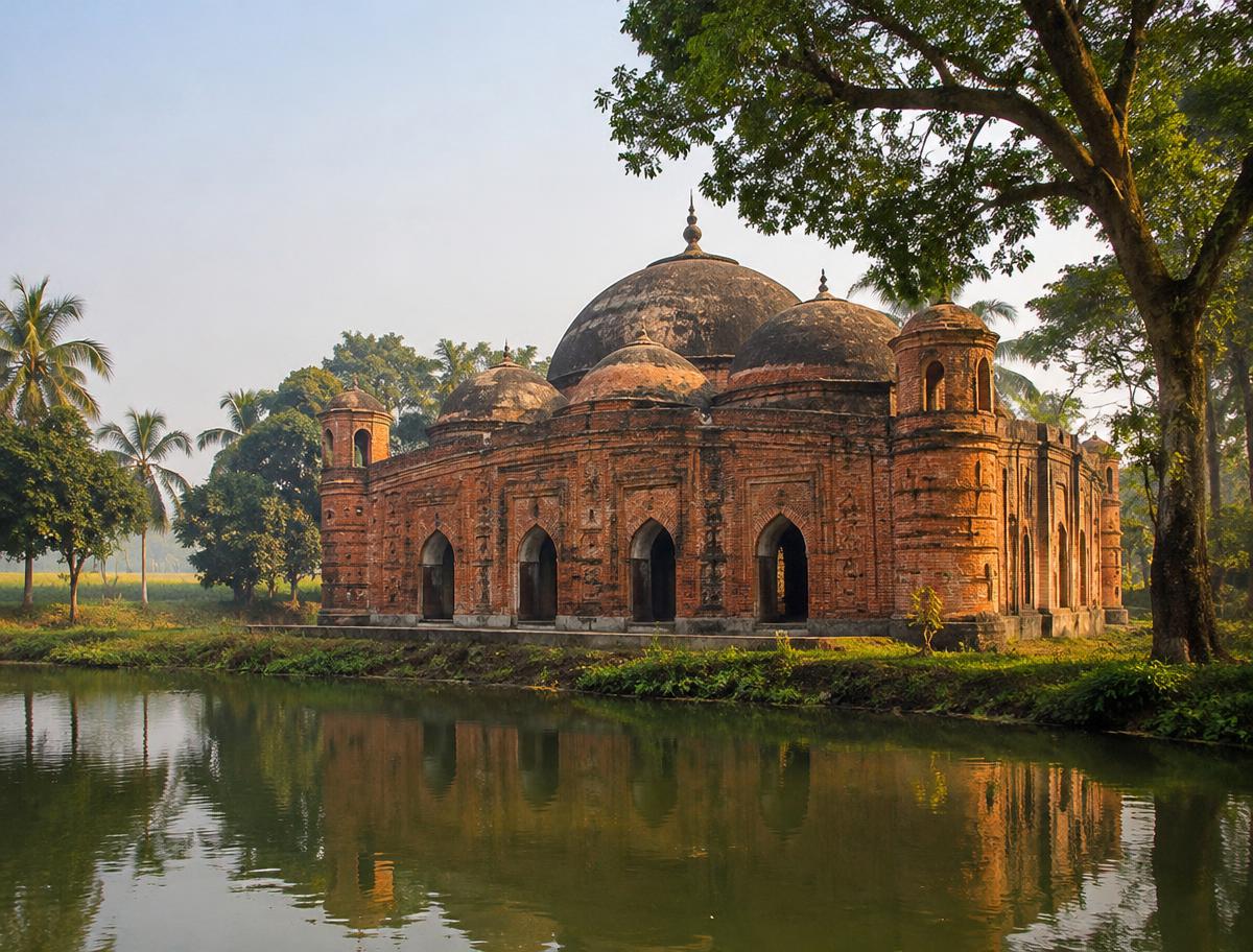 পুরনো ইটের মসজিদ (নমুনা)